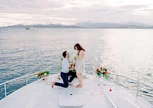 Teknede Evlenme Teklifi